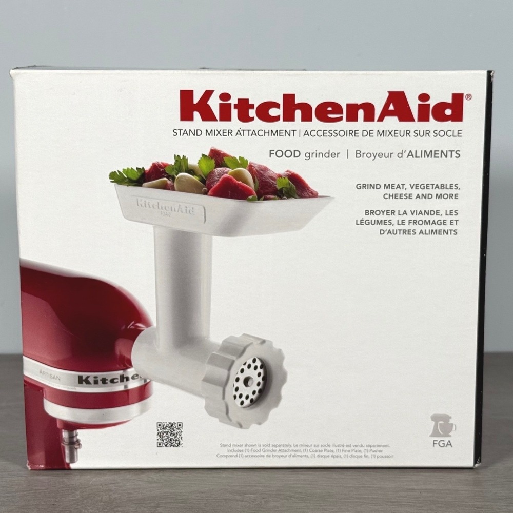 KitchenAid FGA Food Grinder Attachment White Stand Mixer USA